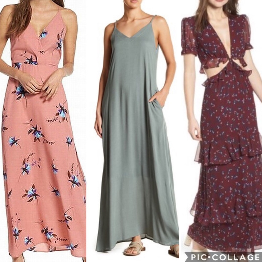3 Dress Resale Bundle: LUSH, WAYF, WEST KEI.